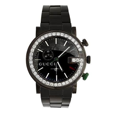 gucci mens watches sale|men's gucci watch diamond bezel.